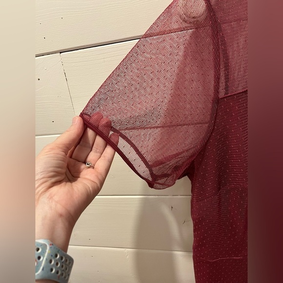 IN EVERY STORY - Sheer Dot Mesh Dress - Size 2X - Picture 5 of 9